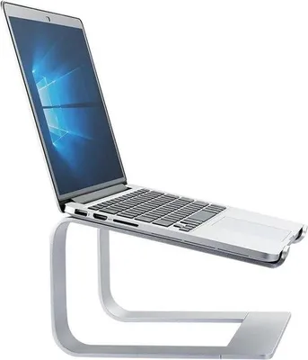 Produktbild von Famanu Laptopständer Aluminium tragbar - ergonomisches Design, kompatibel mit Laptops bis 17 Zoll