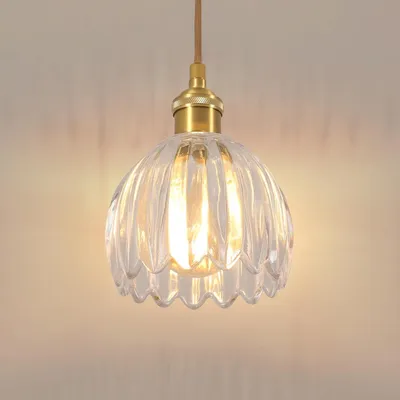 Zdjęcie produktu dla Lampa wisząca w stylu vintage, żarówka E27, jedno źródło światła, regulowana, idealna do kuchni
