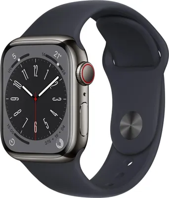 Produktbild von Apple Watch Series 8 OLED 41 mm 4G Graphit GPS