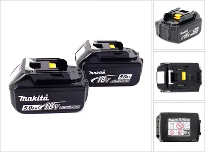 Produktbild von Makita BL 1850 B 18 V - 5,0 Ah Li-Ion Akku 2er Pack