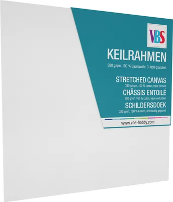 Produktbild von VBS Keilrahmen 20x20cm, 18mm Leistenhöhe