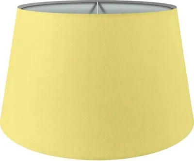 Produktbild von Wogati® Premium Lampenschirm E14/E27 Baumwolle |Gelb / Größe: XL