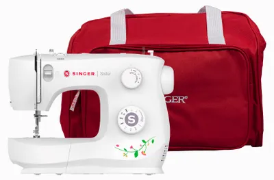 Image de Machine à coudre SINGER - SISTER + SAC DE TRANSPORT ROUGE