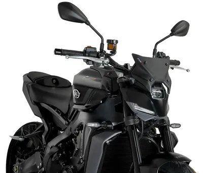 Immagine prodotto di Cupolino PUIG naked sport nero omologato ABE per Yamaha