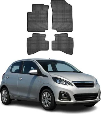 Immagine prodotto di 2014-2021 Peugeot 108 tappetini TPE nero 4 pezzi