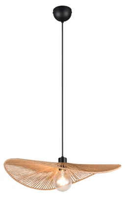 Zdjęcie produktu dla Casalum R36161026 Lampa wisząca Laurine E27 ⌀58cm czarny mat