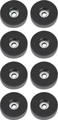 Image de Adam Hall Hardware 4906 M8 AH - Jeu de 8 pieds en caoutchouc 38 x 10 mm en sachet