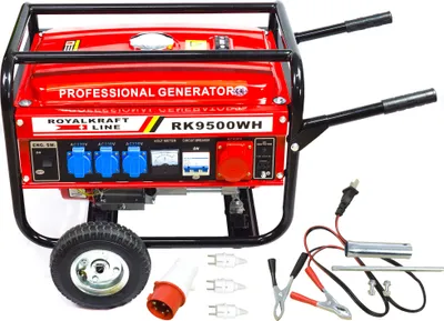 Produktbild von Royalkraft Line 4-Takt RK9500W Generátor Energie Stromgenerator Kolesá