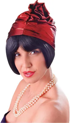 Produktbild von Roter Cloche  Hut der 20er Jahre
