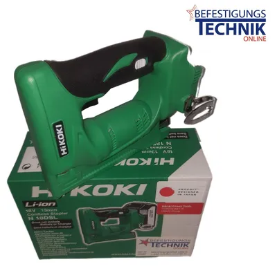 Produktbild von Hikoki Akku-Tacker N18DSL Nagler Klammergerät, Handtacker, Hefter, Pintacker, Stufenlose Eintreibtiefe 18V