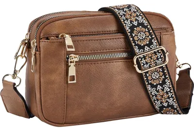 Produktbild von Große Damenhandtasche mit Geldbörse und vielen Fächern