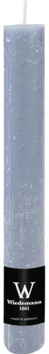 Produktbild von INNA-GLAS Tafelkerze AURORA, graublau, 28cm, Ø3,5cm, 30h -  Germany - Stabkerze