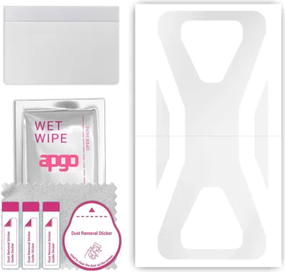 Produktbild von apgo Rückseite Schutzfolie, klar, kompatibel mit Black Shark 3S, Hinten Hydrogel-Displayschutzfolie mit Positionierhilfe, kratzfest, einfache Montage