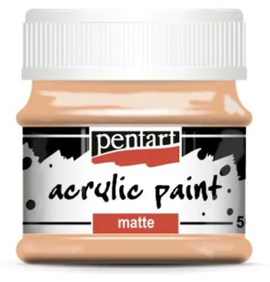 Imagen del producto de Pintura acrílica mate PENTART, 50 ml, color LOSOSOVÁ