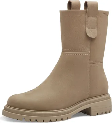 Produktbild von Tamaris Damen Stiefelette Reißverschluss Leder Warmfutter Laschen 1-26813-41, Größe:37 EU, Farbe:Braun