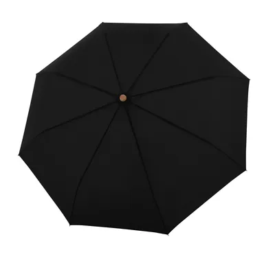 Produktbild von doppler Stockregenschirm Regenschirm Nature Long AC Umbrella Simple Black schwarz