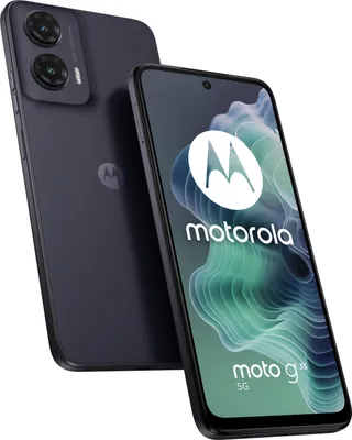 Produktbild von Motorola moto G35 5G (4-128 GB) midnight black.