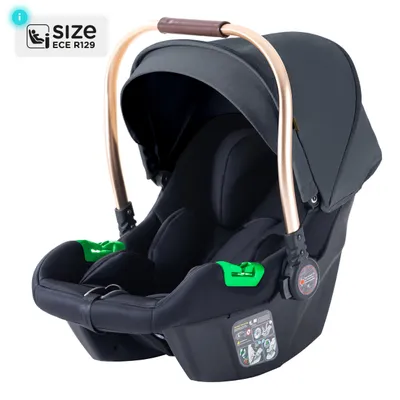 Zdjęcie produktu dla Fotelik samochodowy Daliya® NEOMOVE i-Size dla niemowląt 0–13 kg (40–87 cm), 5-punktowe pasy bezpieczeństwa, poduszka lędźwiowa, norma UN R129, do wózków NEOMOVE, fotelik samochodowy dla niemowląt, fotelik samochodowy dla dzieci