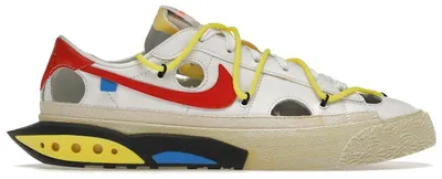 Image de Nike Blazer Low Off-White, couleur University Red - Taille EU 41