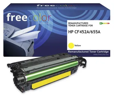 Zdjęcie produktu dla Freecolor K18245F7 Freecolor Toner HP 655A (CF452A) yellow 10500 Seiten remanufactured