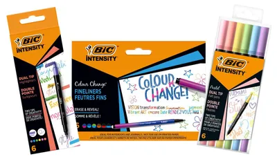 Image de BIC Intensity Bundle changement de couleur+intensité élevée +pastel double pointe 6+6+6 pack 503935