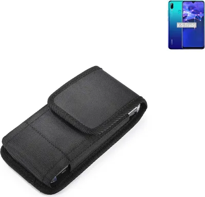 Produktbild von Holster Gürteltasche kompatibel mit Huawei P Smart 2019 Holster Gürtel Tasche wasserabweisend Handy Hülle Schutz Hülle Outdoor schwarz K-S-Trade