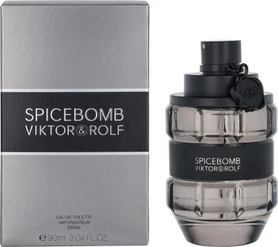 Produktbild von Viktor&Rolf Spicebomb, Männer, 90 ml, Nicht nachfüllbare Flasche, Bergamotte, Schwarzer Pfeffer, Vanille, Leder, Tabak