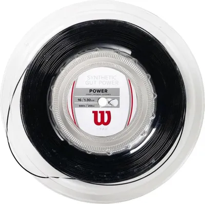 Produktbild von Wilson Tennissaite Synthetic Gut Power 200m schwarz, 75260198400016