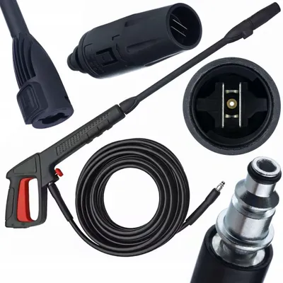 Imagen del producto de Pistola Con Boquilla Vario 8M – Compatible Con Bosch/AR/Black&Decker/Michelin | Manguera 8m | Quick Connect