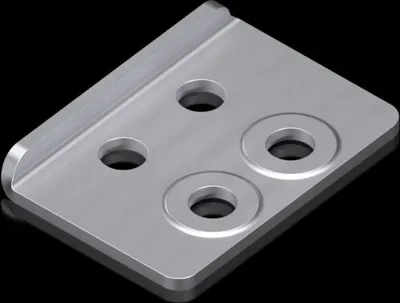 Produktbild von Rittal VX Sockel-Adapter VX 8660130 Stahlblech 1=4