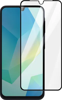 Image de Avizar, Film de protection en verre pour Samsung Galaxy A16 Haute transparence 9D 9H, Noir