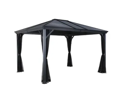 Produktbild von Sojag Ventura 1014 Metall Pavillon mit festem Dach 3x4 m