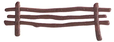 Productafbeelding van Taartdecoratie, bruine omheining, 13 x 3 cm, voor kerststol - universele maat