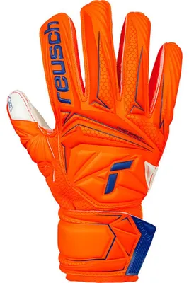 Immagine prodotto di Guanti da portiere Reusch Attrakt Solid Finger Support, modello Junior, colore arancione, taglia 7, per bambini
