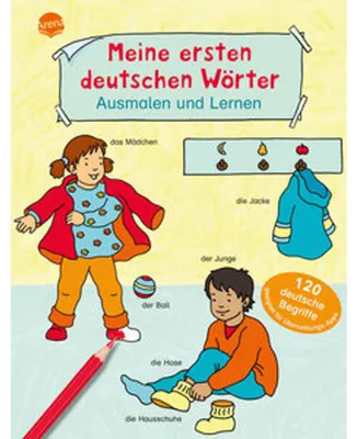Obrázok produktu pre Meine ersten deutschen Wörter. Ausmalen und Lernen