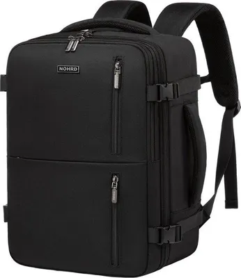 Obrázek produktu pro Batoh NOHRD® o objemu 20 litrů, brašna pod sedadlo (rozměry do 40 cm), přihrádka na notebook o velikosti 15,6 palců, 10 kapes, černá barva