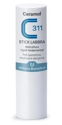 Produktbild von CERAMOL Lippenpflegestift 4,5 g regenerierend für empfindliche, trockene & rissige Lippen