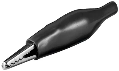 Produktbild von goobay Krokodilklemme schwarz 32,5 mm (Bulk)