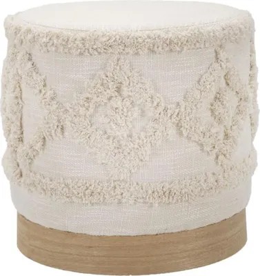 Produktbild von Mauro Ferretti Pouf Damaskus Ø 40x40 cm natur