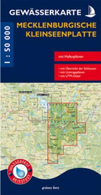 Produktbild von Gewässerkarte Mecklenburgische Kleinseenplatte