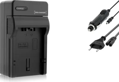 Produktbild von Ladegerät BLACK für Akku-Typ: Panasonic CGA-S006, CGR-S006, DMW-BMA7 / Leica BP-DC5, 18 654
