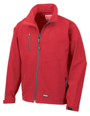 Produktbild von Result Herren Softshell-Jacke, zweilagig, wasserabweisend, atmungsaktiv FK575 (L) (Rot)