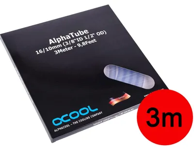 Produktbild von Schlauch AlphaTube HF 16/10 (3/8"ID) - Klar 3m (transparent)