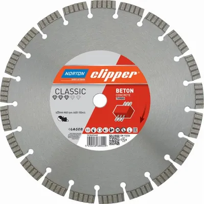 Produktbild von Norton Clipper Diamantscheibe Classic Beton Turbo Ø 230x22,23 mm
