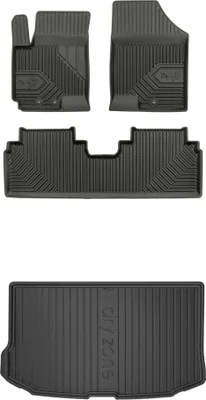 Produktbild von FROGUM Gummimatten Auto Fußmatten + Kofferraummatte für Kia Venga 2009-2019