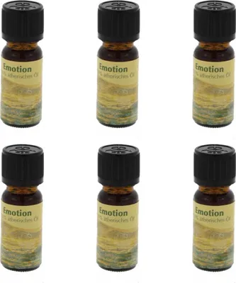 Produktbild von 6 x Ätherisches Duftöl 10ml Große Auswahl 100% essentiell - Auswahl: Emotion