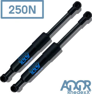 Produktbild von 2x Gasdruckfeder Ersatz LIFT-O-MAT 250N Gasdruckdämpfer Kesseböhmer mit Aufnahme aus Metall Schwarz