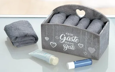Produktbild von Gilde MDF Gästehandtücher in Box VE 6 46447