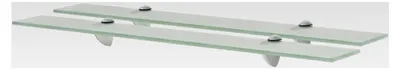 Produktbild von Schweberegale, 2 Stück, Glas, 70 x 10 cm, 8 mm