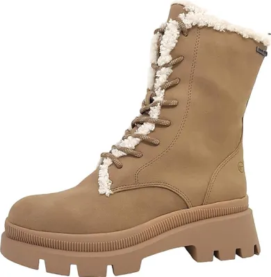 Produktbild von Tamaris  Damenschuhe Stiefel Schnürer Beige Freizeit, Schuhgröße:40 EU